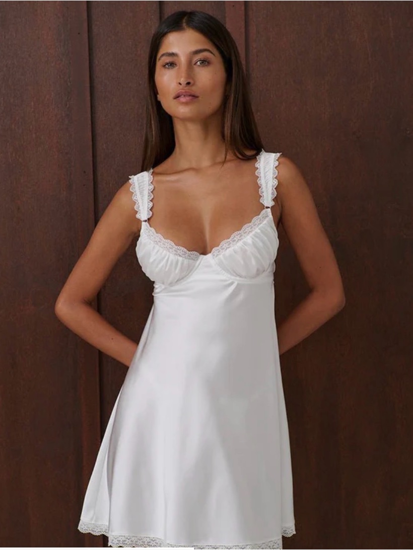 Kat The Label Celeste Slip Ivory — image 4 of 5